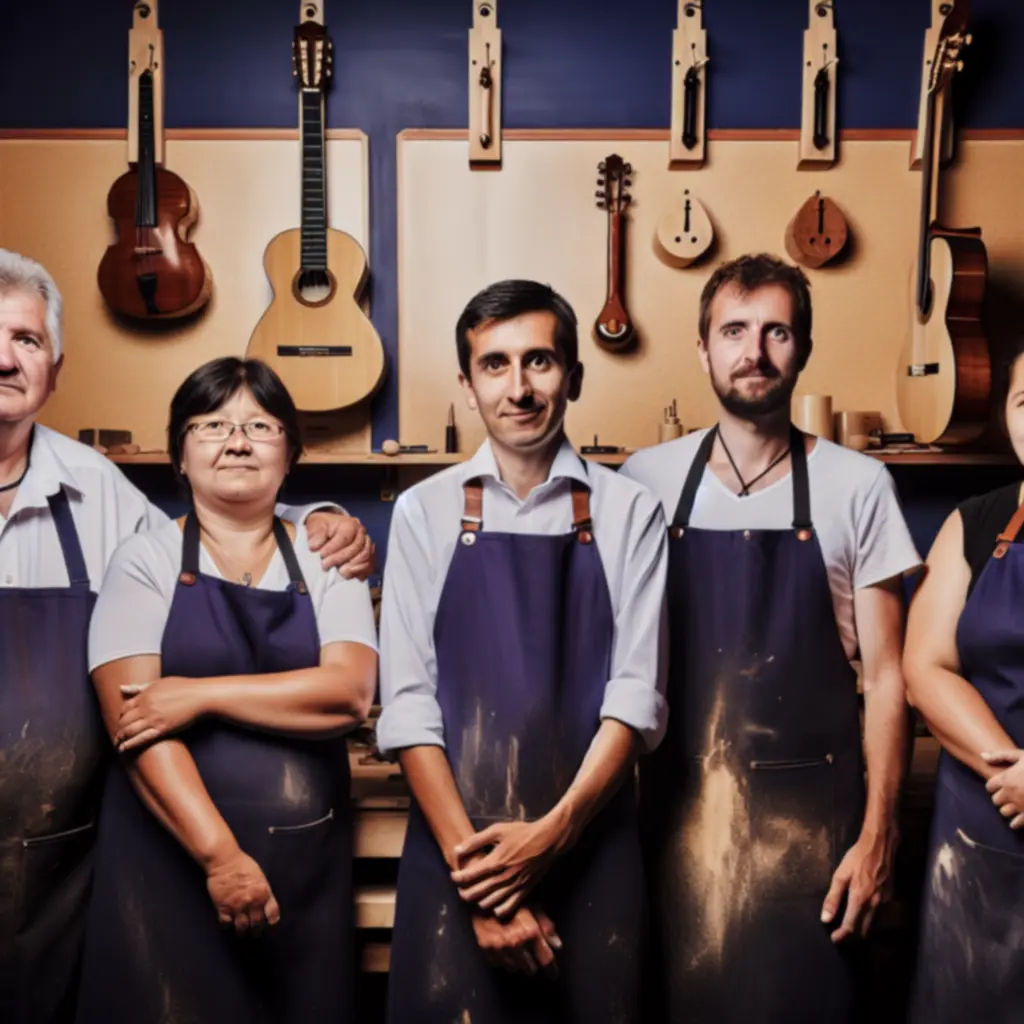 Portré a mester kézművesekről, János Kovács és Éva Szabó a műhelyükben