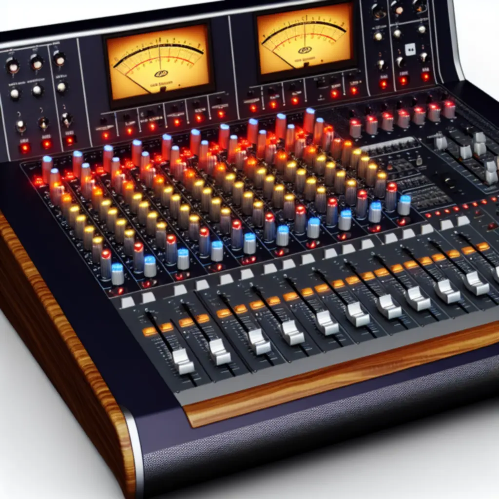 Profi audio felület és keverőpult tanácsadási munkamenetben