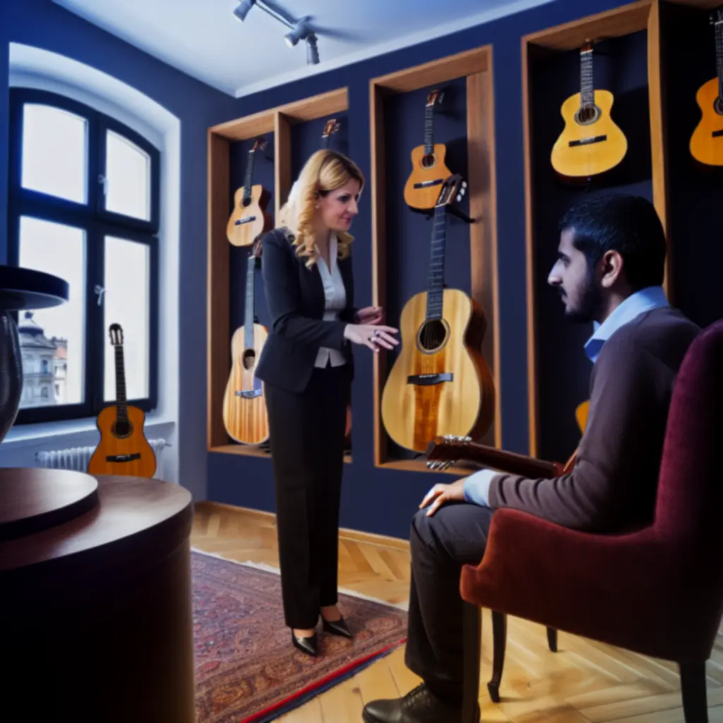 Gitár tanácsadási munkamenet a MelodyFoorge stúdióban